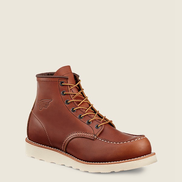 Botas de Trabajo Red Wing Hombre Marrom - Traction Tred - 6-Inch Soft Toe - 492-ZJSKCM